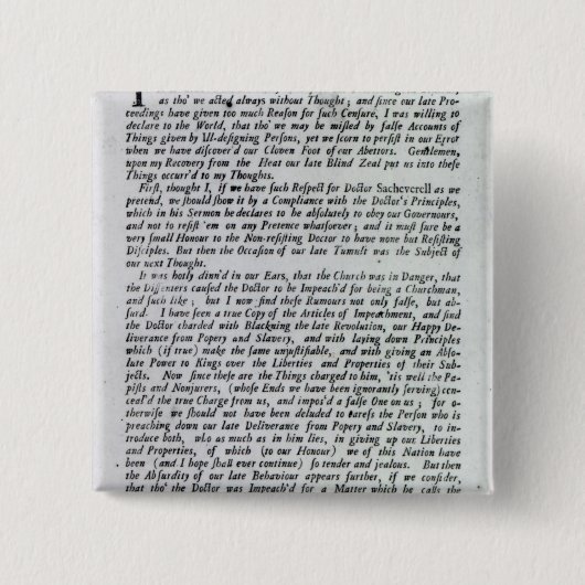 暴徒の宣言の大尉 缶バッジ (正面)