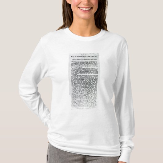 暴徒の宣言の大尉 Tシャツ (正面)