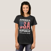 暴徒Uではなく法によって支配された立憲共和国 Tシャツ (正面フル)