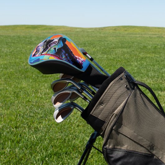 暴政絵画族レックスのポートレート | T-レックス ゴルフヘッドカバー (インサイチュ)