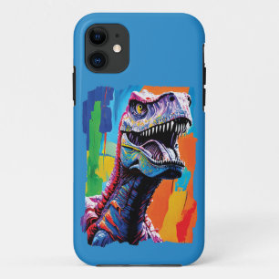 暴政絵画族レックスのポートレート T-レックス iPhone 11 ケース