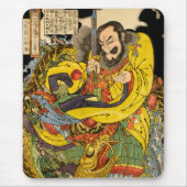 暴日本の風雨を吹く魔術師 マウスパッド (正面)