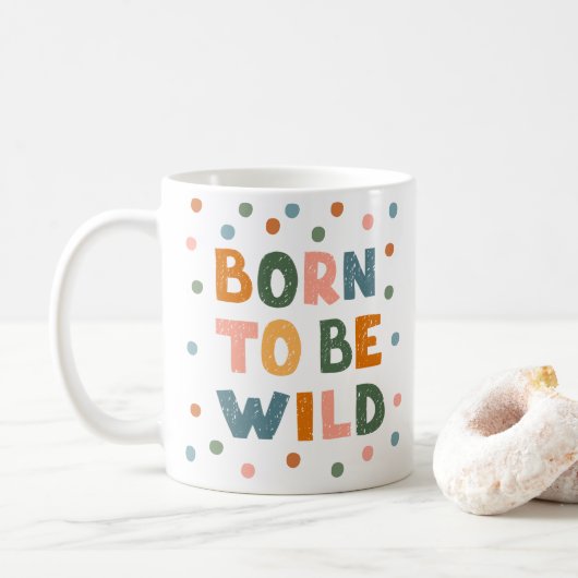 暴生まれれる コーヒーマグカップ (ドーナツ)