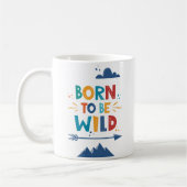 暴生まれれる コーヒーマグカップ (左)