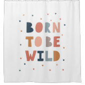 暴生まれれる シャワーカーテン (正面)