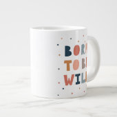 暴生まれれる ジャンボコーヒーマグカップ (正面右)