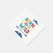 暴生まれれる スタンダードカクテルナプキン (角)