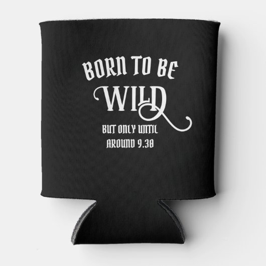 暴生まれれる |ビールパーソナライズされたクーラーボックス 缶クーラー (正面)