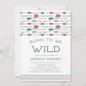 暴生まれれる | ベビーシャワー招待状 招待状 (正面)