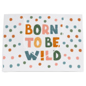 暴生まれれる ラージペーパーバッグ (正面)