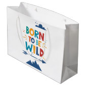 暴生まれれる ラージペーパーバッグ (裏面アングル)