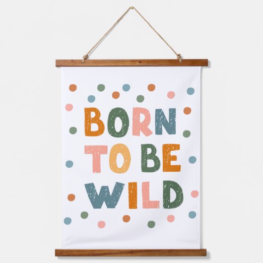 暴生まれれる 吊り下げ型タペストリー (正面)