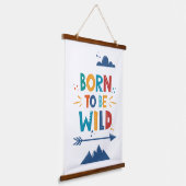 暴生まれれる 吊り下げ型タペストリー (傾斜あり)