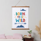 暴生まれれる 吊り下げ型タペストリー (寝室)