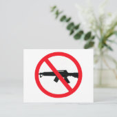 暴行兵器を禁止する ポストカード (スタンド正面)