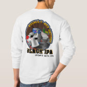暴行殴打-黒いIPA Tシャツ (裏面)