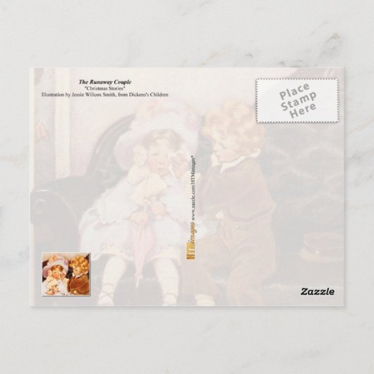 暴走した夫婦 ポストカード (裏面)