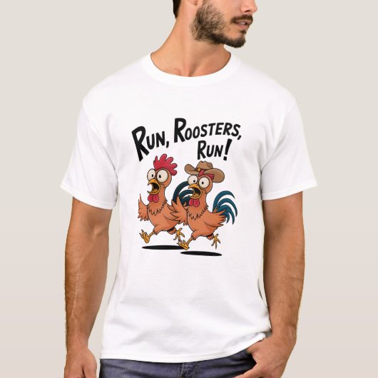 暴走するルースター Tシャツ (正面)
