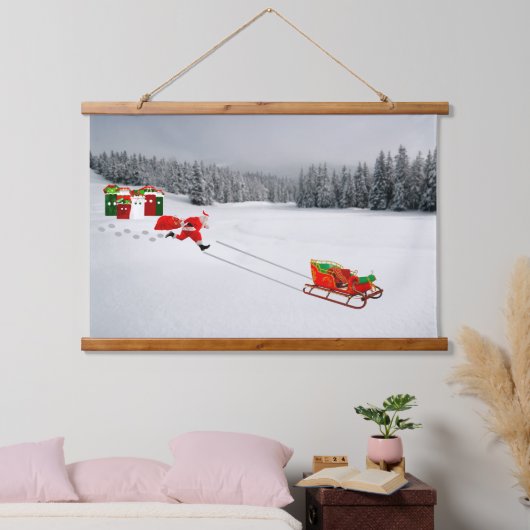 暴走そりの壁タペストリー 吊り下げ型タペストリー (寝室)