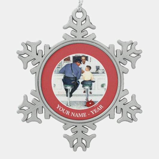 暴走 スノーフレークピューターオーナメント (正面)