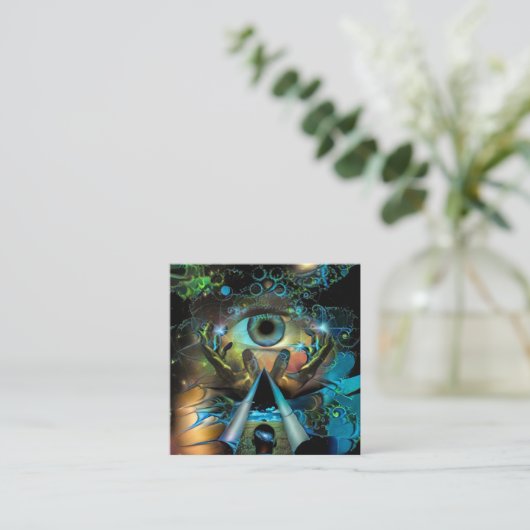 暴露 スクエア名刺 (スタンド正面)