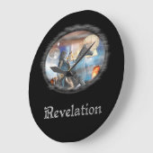 暴露 ラージ壁時計 (傾斜)