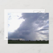 暴風雨がテキサス州を襲う ポストカード (正面/裏面)
