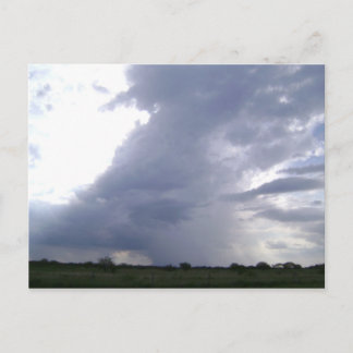 暴風雨がテキサス州を襲う ポストカード