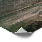 暴風雨が迫るワイマス湾 ポスター (角)