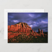 暴風雨が降る ポストカード (正面/裏面)