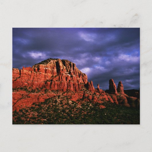 暴風雨が降る ポストカード (正面)