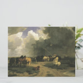 暴風雨のウマ科の馬 カード (スタンド正面)