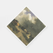 暴風雨のウマ科の馬 スタンダードランチョンナプキン (角)