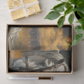 暴風雨の前に眠るカウボーイホースを切り離す 薄葉紙 (ギフト)