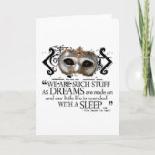 暴風雨の引用文 カード (正面)