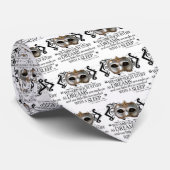 暴風雨の引用文 ネクタイ (ロール)