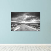 暴風雨の道 キャンバスプリント (インサイチュ (ウッドフロア))