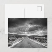 暴風雨の道 ポストカード (正面/裏面)