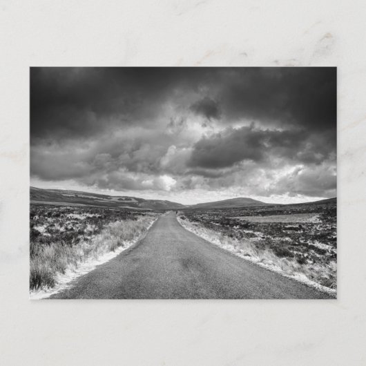暴風雨の道 ポストカード (正面)