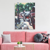 暴風雨素晴らしが風を吹いて来た キャンバスプリント (インサイチュ (リビング))