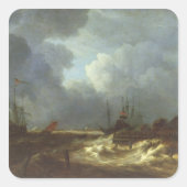 暴風雨 スクエアシール (正面)