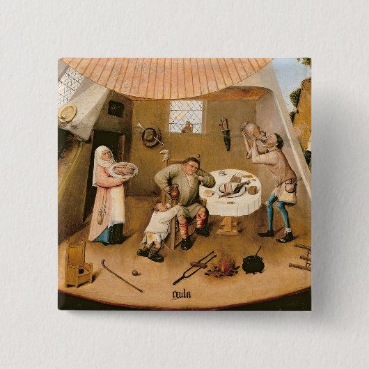 暴飲暴食 缶バッジ (正面)