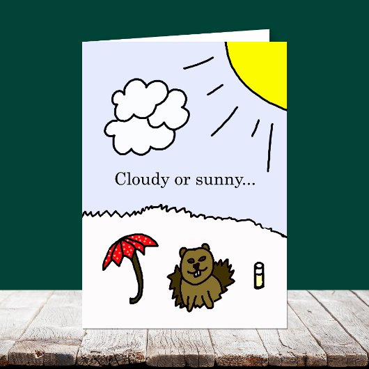 曇ったか明るい聖燭節カード カード