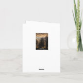 曇った夕日 カード (裏面)