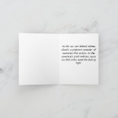 曇った夕日 カード (内部)