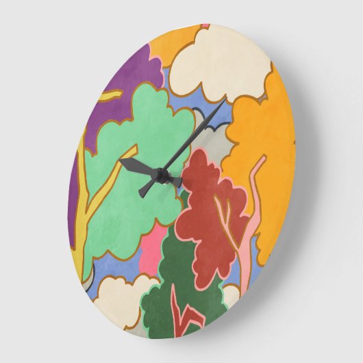 曇った夢 ラージ壁時計 (傾斜)