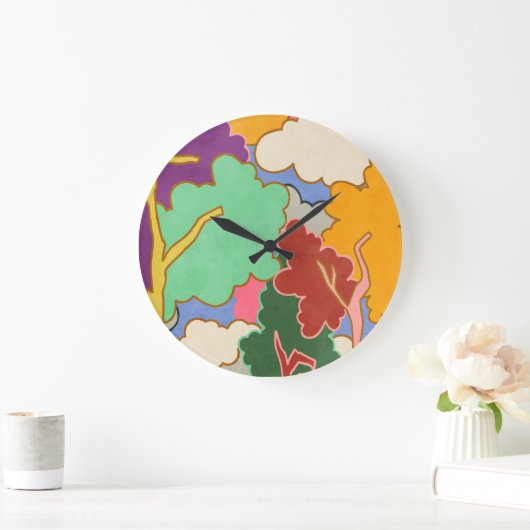 曇った夢 ラージ壁時計 (ホーム)