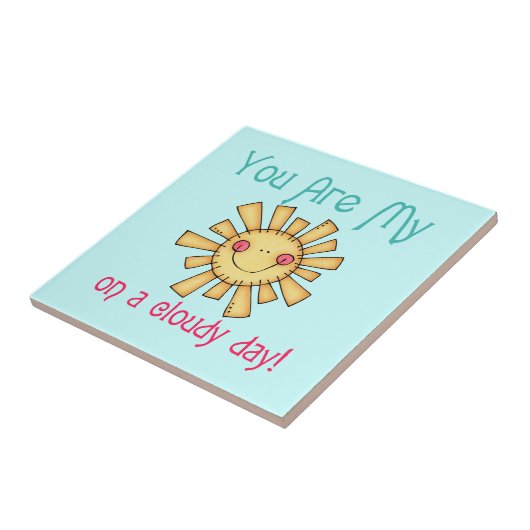 曇った日の日光 タイル (側面)