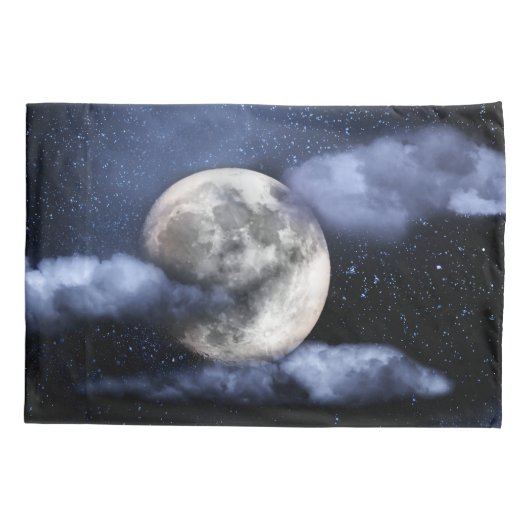 曇った月 枕カバー (裏面)