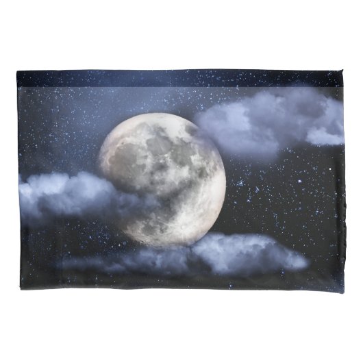 曇った月 枕カバー (正面)